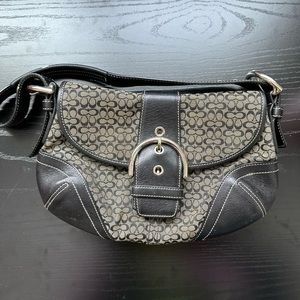 Coach Vintage Y2K Black SoHo Shoulder Bag